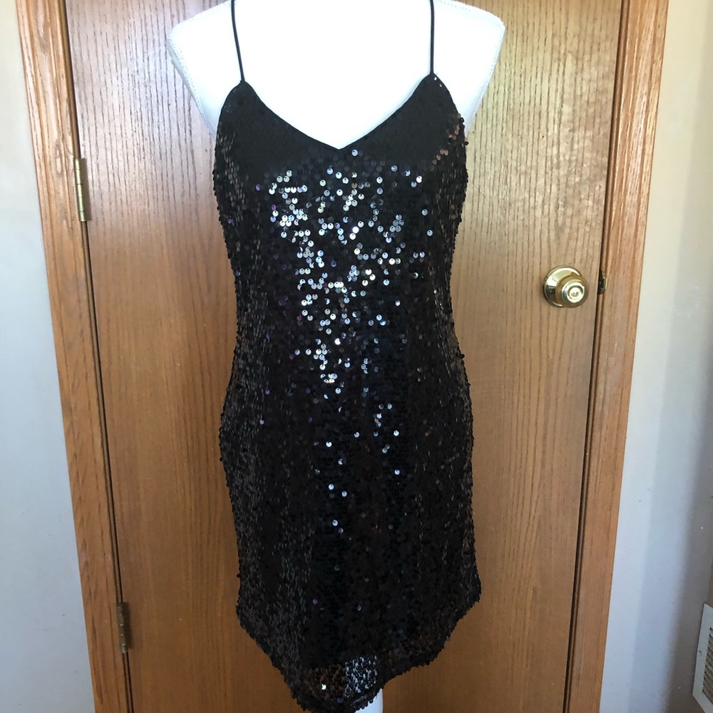 Women’s Express Sequin Cocktail Dress - Picture 1 of 5